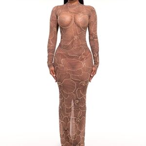 Alglist flower dust gown